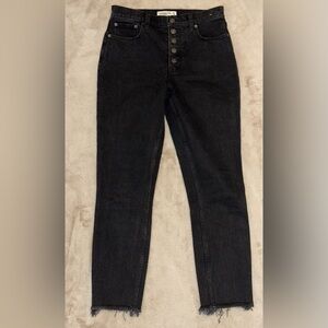 AE Black Denim Jeans- The Skinny High Rise